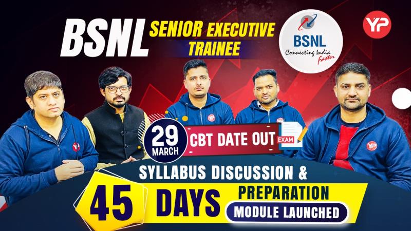 BSNL Senior Executive Trainee Exam Preparation