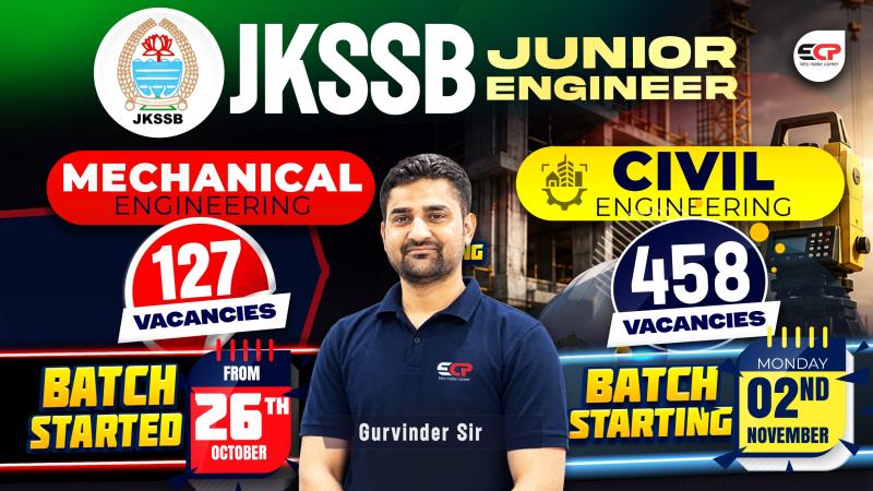 JKSSB JE Civil and Mechanical Exam Preparation by YP